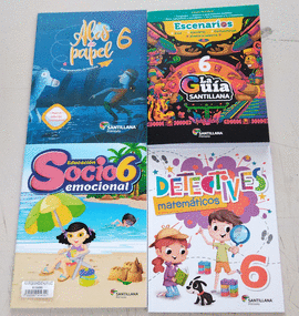 PACK GUÍA  SANI+ED SOCIOEMOCIONAL+DETEMATE+ALAS PAPEL 6. E23