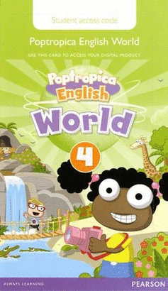 POPTROPICA 4 STUDENT ONLINE WORLD ACCESS CARD