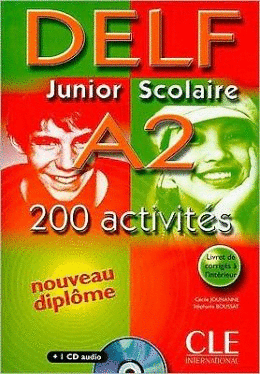 DELF A2 JUNIOR SCOLAIRE 200 ACTIVITES INCL. CD AUDIO