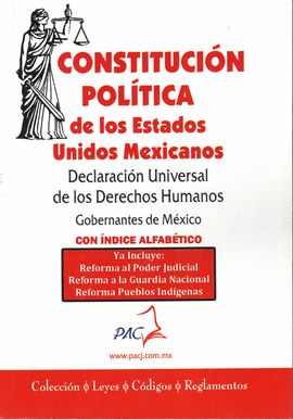 CONSTITUCIÓN POLÍTICA DE LOS ESTADOS UNIDOS MEXICANOS